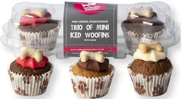 Barking Bakery Woofin Mini Iced Trio Dog Treat 38g