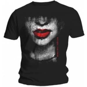 Escape The Fate Lips Mens Black T Shirt: Large