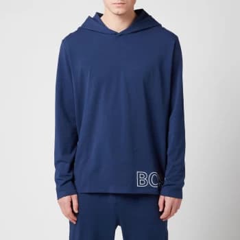 Hugo Boss Identity Lounge Pullover Hoodie Navy Size M Men