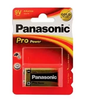 Panasonic Pro Power PP3 9v Battery 12 Cards of 1 Connect 30656