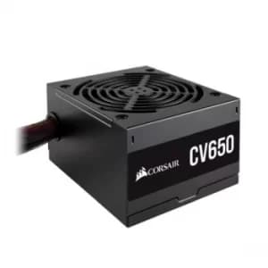 Corsair 650W CV Series CV650 PSU, Sleeve Bearing Fan, Fully Wired, 80+ Bronze UK Plug