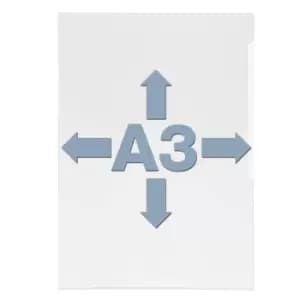 Durable Transparent Pocket Premium A3 Bag of 10