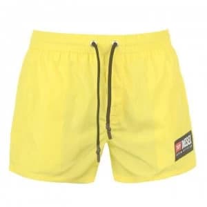 Diesel Mens Swim Boxer Shorts - Yellow 21I