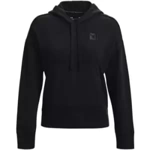 Under Armour Project Rock Fleece Hoodie Ladies - Black
