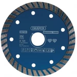 Draper 99789 Turbo Diamond Blade (125mm)