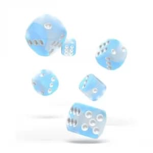 Oakie Doakie Dice D6 Glow in the Dark (Arctic)