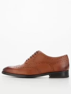 Ted Baker Amaiss Leather Brogues, Tan, Size 10, Men