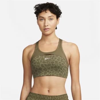 Nike Swoosh AOP Sports Bra Womens - Green