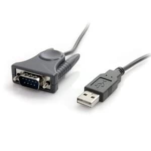 StarTech USB to RS232 DB9DB25 Serial Adapter Cable MM