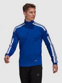 adidas Mens Squad 21 Training Top, Blue Size M Men