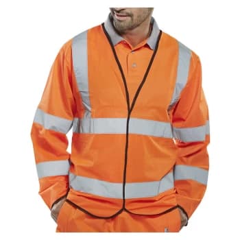 Beeswift - BSEEN LS JERKIN EN ISO20471 OR SML - Orange
