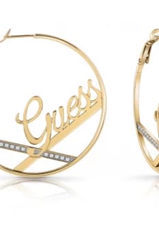 Ladies Guess Jewellery Round & Round Earrings UBE78077