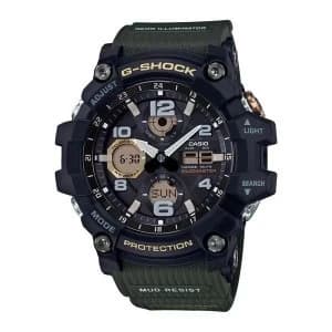 Casio G-SHOCK MASTER OF G MUDMASTER Watch GSG-100-1A3 - Black and Gold