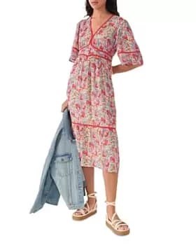 ba & sh Aquila Midi Dress