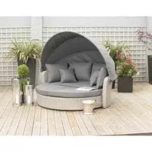 Barbados Garden Day Bed - Stone Grey