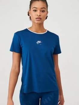 Nike Air Running Tee - Valerian Blue , Valerian Blue Size M Women