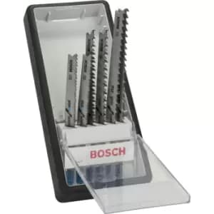 Bosch 2607010531 6-PC ROBUST LINE PROGRESSOR JIGSAW BLADE SET