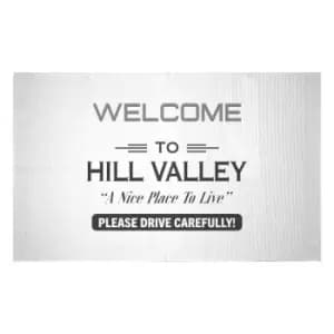 Back To The Future Hill Valley Woven Rug - Small