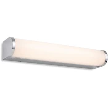 Firstlight - Bravo Bathroom LED Wall Light - 300mm Chrome with Opal Diffuser IP44
