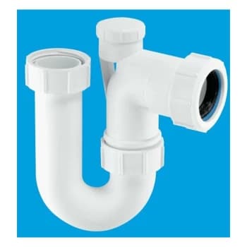 Tubular Swivel Anti-Syphon 'P' Trap - 1.1/4 - Mcalpine