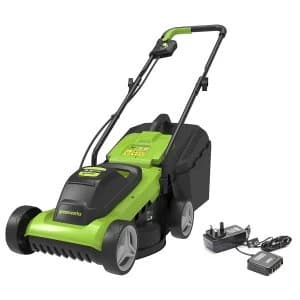 Greenworks GD24LM33 330mm 24V Cordless Rotary Lawnmower