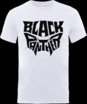 Black Panther Emblem T-Shirt - White
