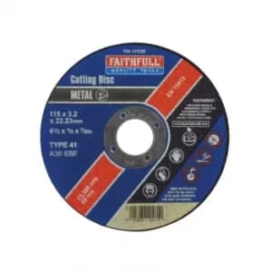 Metal Cut Off Disc 115 X 3.2 X 22.23MM