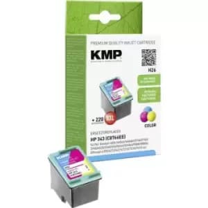 KMP Ink replaced HP 343 Compatible Cyan, Magenta, Yellow H26 1024,4343