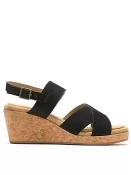 Hush Puppies Willow X Band - Black, Size 4, Women
