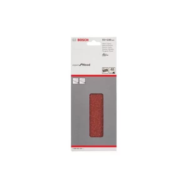 Bosch C430 Punched Clip On 1/3 Sanding Sheets 93mm x 230mm 40g Pack of 10
