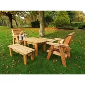 Charles Taylor Little Fellas 4 Seater Wooden Dining Table 2 Chairs 2 Benches