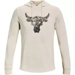 Under Armour Project Rock Terry Hoodie Mens - White