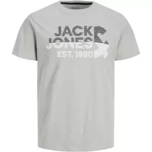 Jack and Jones Logo T-Shirt - Grey