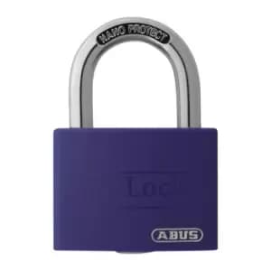 Zylindervorhangschloss T65AL/40 lila Lock-Tag Schlossk.-B.43mm Alu.versch.-schl.