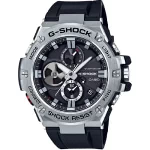 Mens Casio G-Steel Alarm Chronograph Radio Controlled Solar Powered Watch