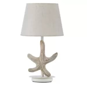 Stellina Starfish Table Lamp With Round Tapered Shade, E27