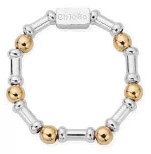 ChloBo GMR2RHYTHM Gold and Silver Mixed Metal Rhythm Of Jewellery