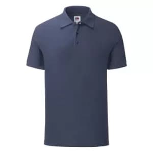 Fruit Of The Loom Mens Iconic Pique Polo Shirt (M) (Heather Navy)