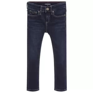 Tommy Hilfiger Boys' Scanton Slim Jeans - Dark Wash - 10 Years