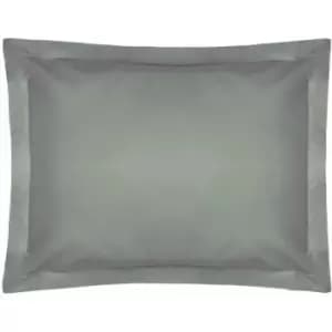 Belledorm 200 Thread Count 100% Egyptian Cotton Oxford Pillow Case, Slate