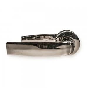LocksOnline Nebula Stainless Steel Lever Door Handle on Rose