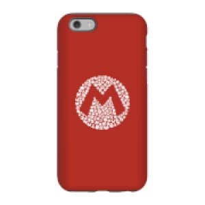 Nintendo Super Mario Mario Items Logo Phone Case - iPhone 6S - Tough Case - Gloss