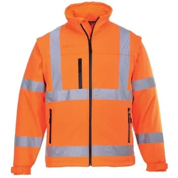 Portwest - S428ORRL - sz L Hi-Vis Softshell Jacket (3L) - Orange