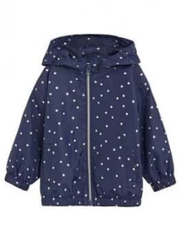 Mango Baby Girls Spot Print Hooded Jacket