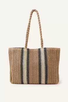 Double Stripe Beach Shopper Bag