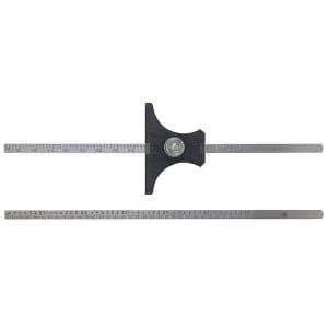 Moore & Wright Reversible Base Depth Gauge Metric/Imperial 0-6in