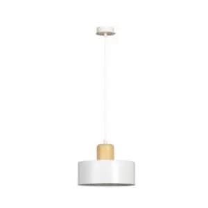 Torin White Dome Pendant Ceiling Light 1x E27