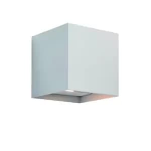 Glover Cct Outdoor Up Down Wall 2 Light Wall IP44 5W Matt White Paint