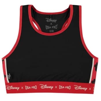 USA Pro Disney Crop Top Girls - Black