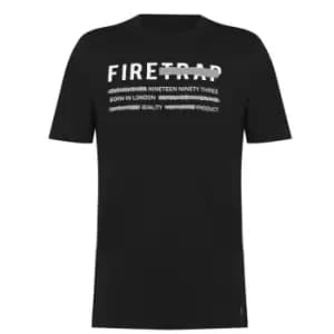 Firetrap T-Shirt Mens - Black